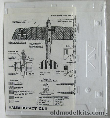 Unknown 1/72 Halberstadt CLII (CL-II CL.II) - Bagged plastic model kit